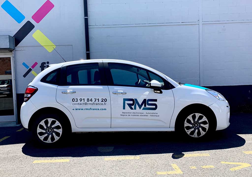 marquage vehicule rms